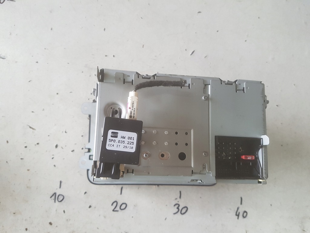 фото №3, Seat leon 2 ii lift 09-12 радио cd радиопроигрыватель