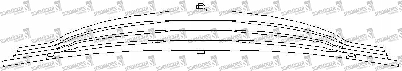 фото №1, Ресора mercedes schomäcker 338830, o.e. 9483201505