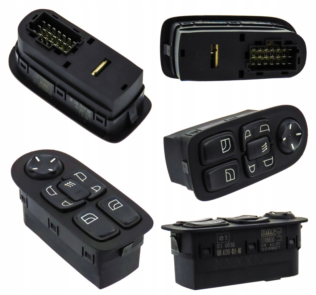 фото №1, Переключатель подъемника стекло блок управления зеркало daf