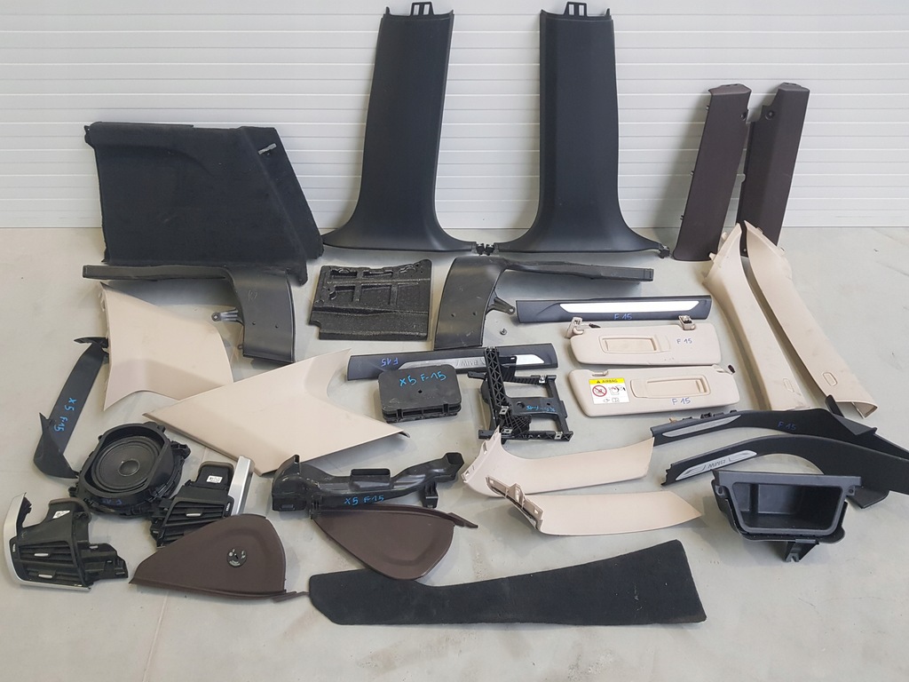 фото №12, Салон сидіння заднє сидіння обшивки пластики bmw x5 f15