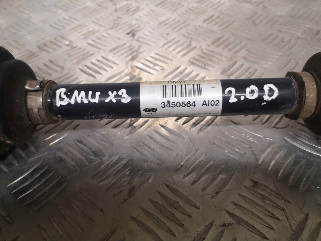 фото №6, Bmw e83 x3 2.0 d 4x4 привідний вал права 3450564
