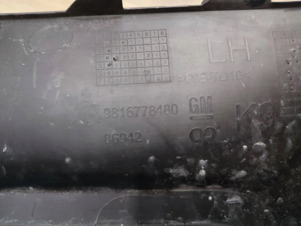 фото №8, Решётка бампера левая перед opel combo e 18--