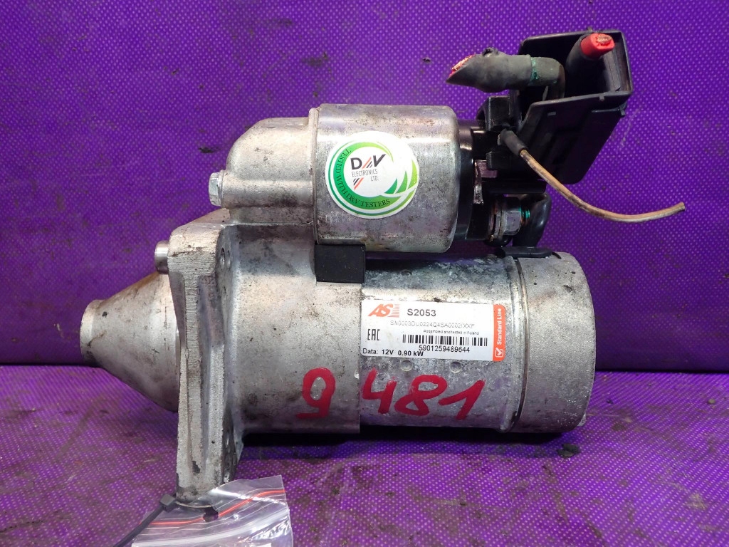 фото №4, Fiat panda ii 03-11 1.2 60km стартер s2053 9 зубів