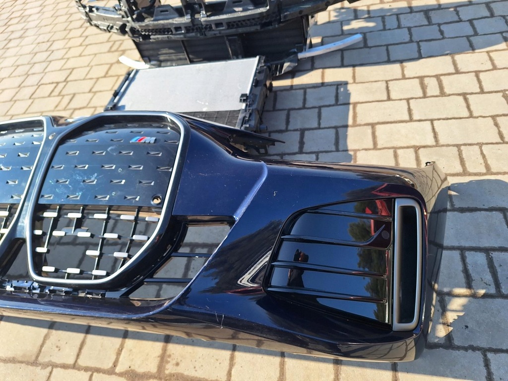 фото №15, Bmw i4 g26 m-pakiet led black бампер pas капот a300 c36 usa nowa капот