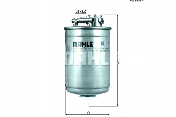 Knecht kl 476d фильтр топливной Недорого