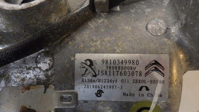 фото №7, Компрессор насос кондиционера citroen c3 iii 1.2 thp 9810349980 9808860080