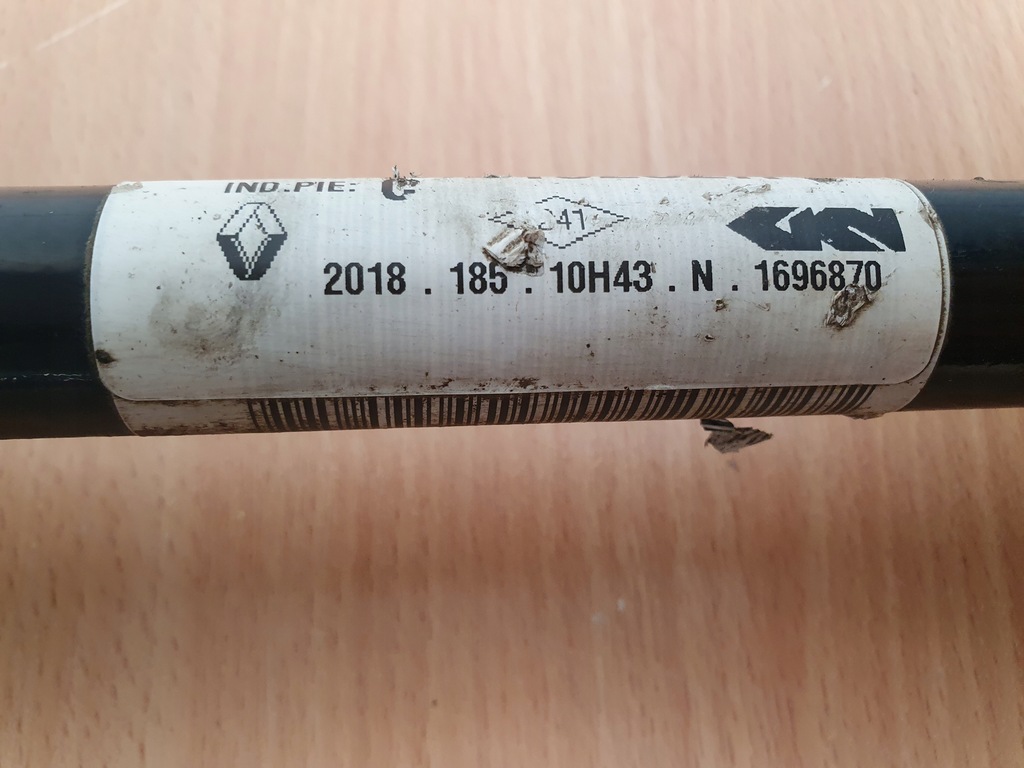 фото №6, Привідний вал перед ліва renault zoe i 18r 391019232r