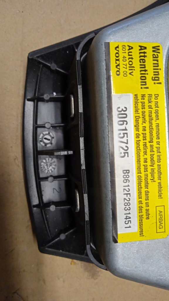 фото №4, Volvo c70 ii cabrio подушка безпеки подушка водія