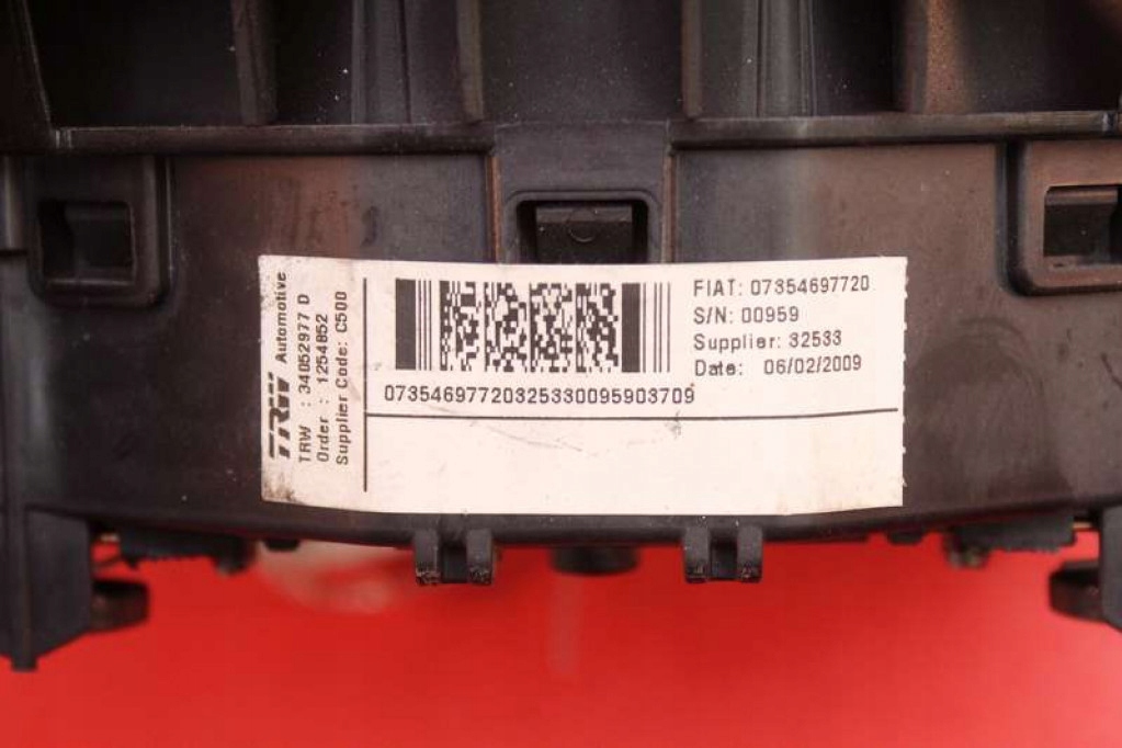 фото №6, Подушка безпеки подушка повітряна водія 07354697720 fiat ducato 3 iii 06-14