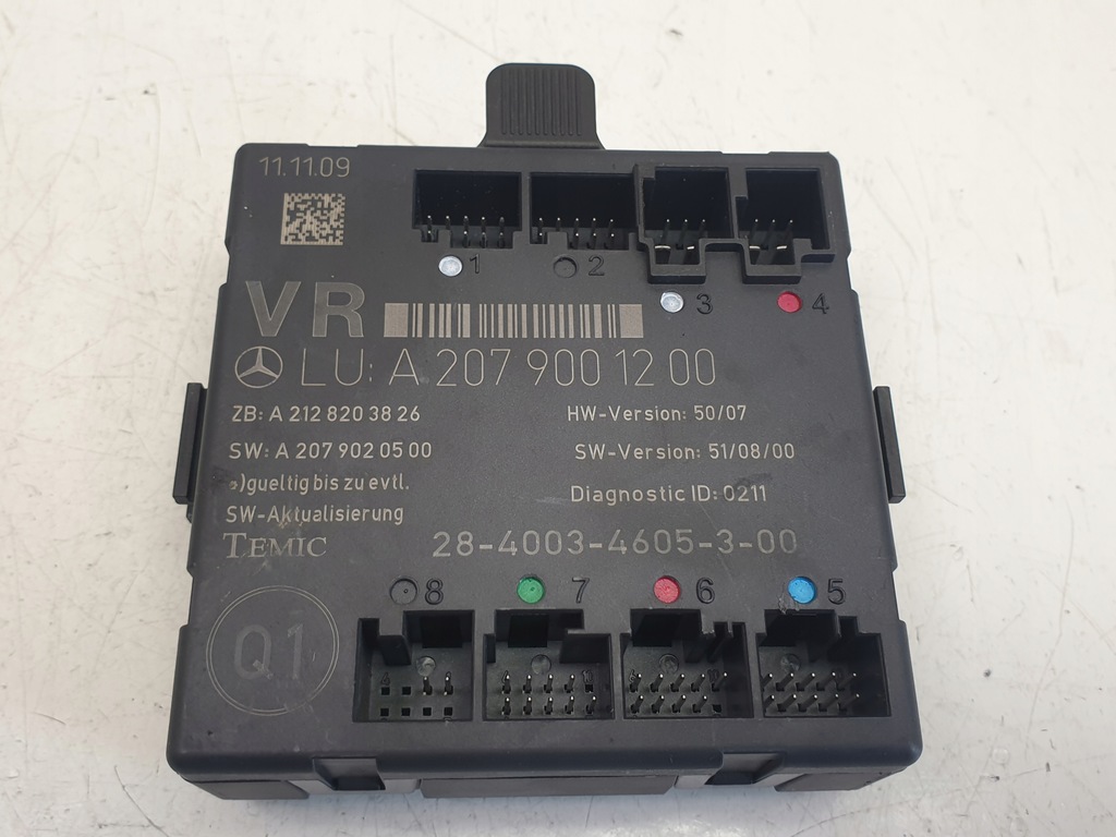 фото №1, Mercedes c207 w207 правий модуль двері a2079001200