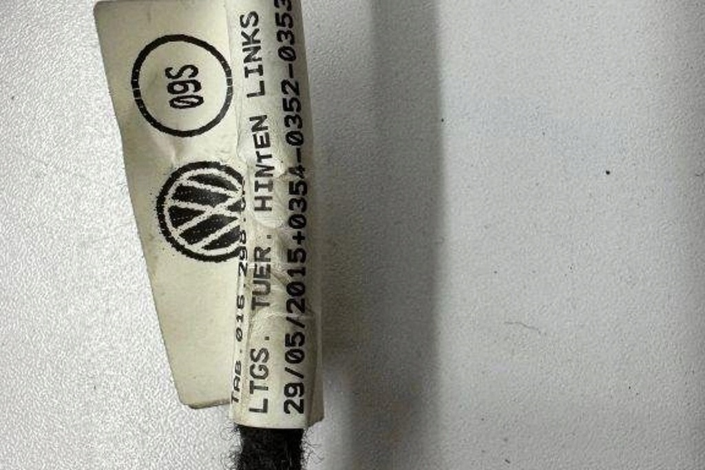 фото №10, Джгут задніх лівих двері vw 5g4971693t 1.6l дизель 2016