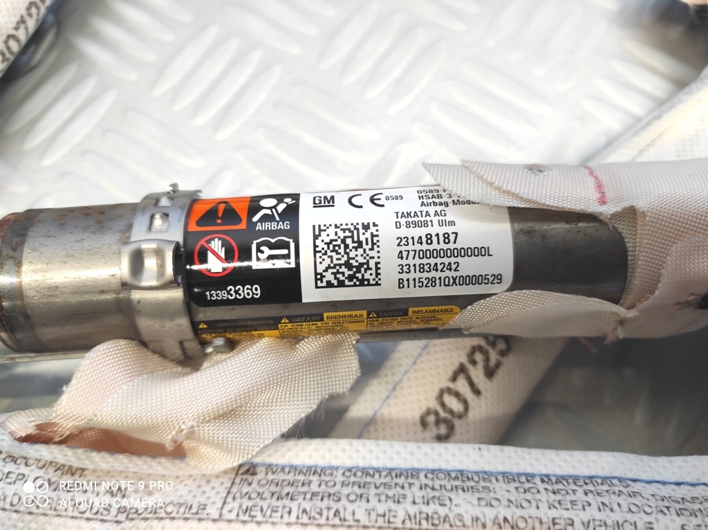 фото №3, Шторка безпеки повітряна ліва opel insignia a lift