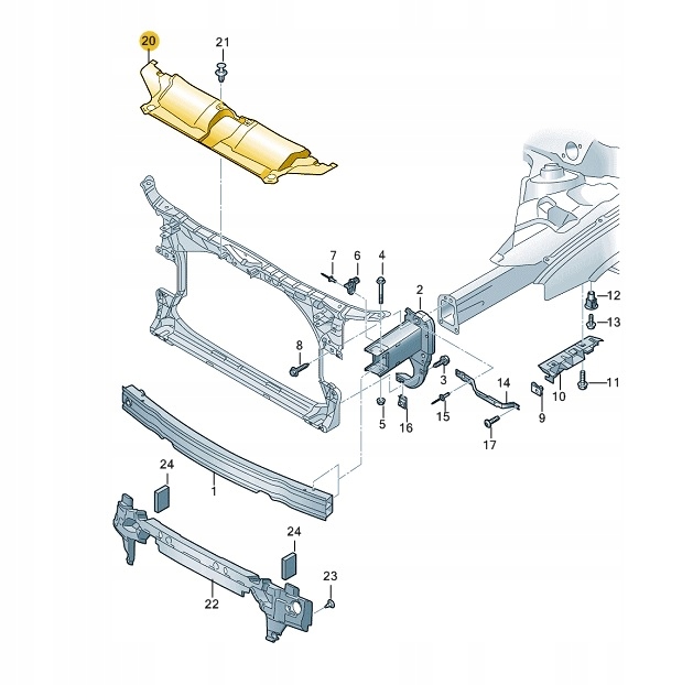 фото №3, Захист поперечина передній audi