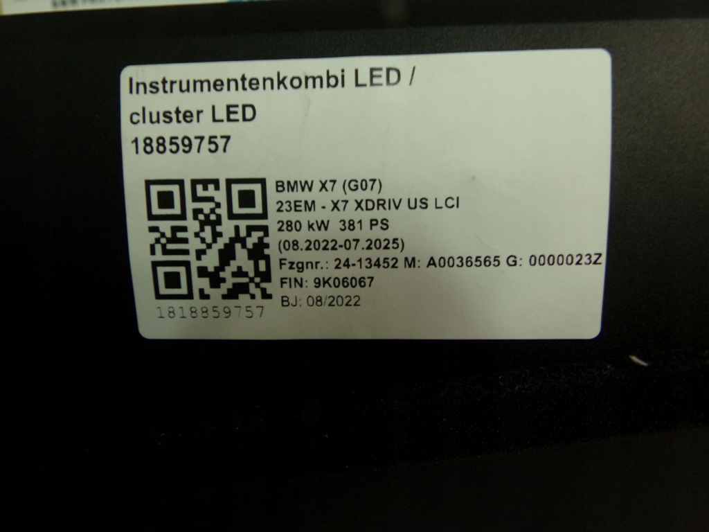 Bmw g05 lci g06 lci g07 lci g09 монитор многофункциональный 5a44c66 5a93253 Оригинал