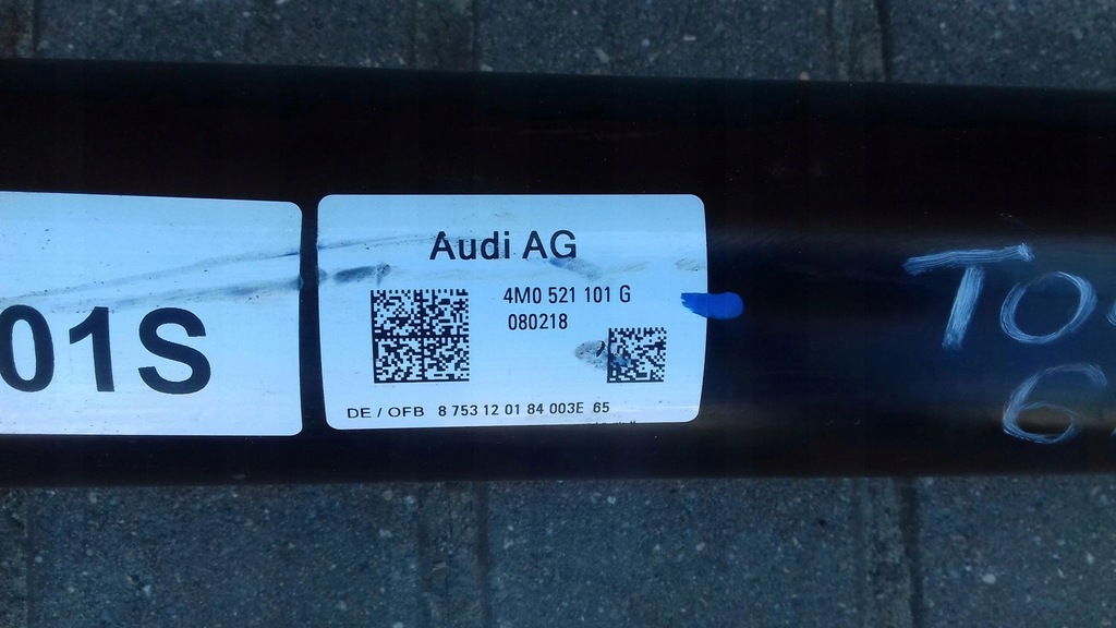 фото №12, Wał приводной 4m0521101g vw touareg iii 3.0tdi