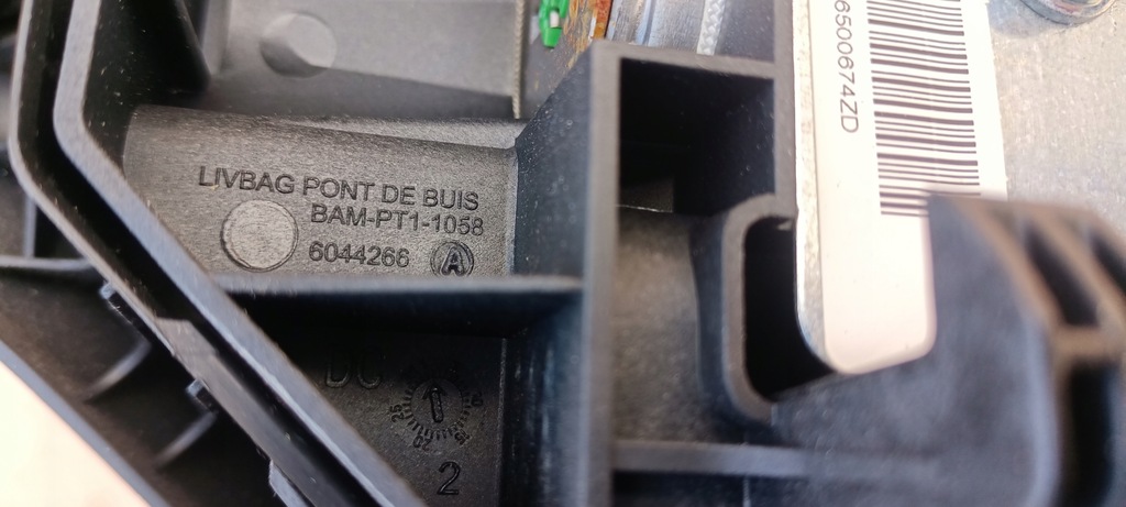 фото №7, Подушка водія подушка безпеки peugeot 207 96500674zd