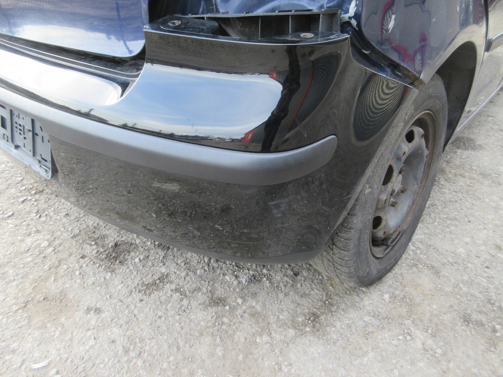 фото №5, Бампер задняя задний чёрный vw polo iv 9n 01-05