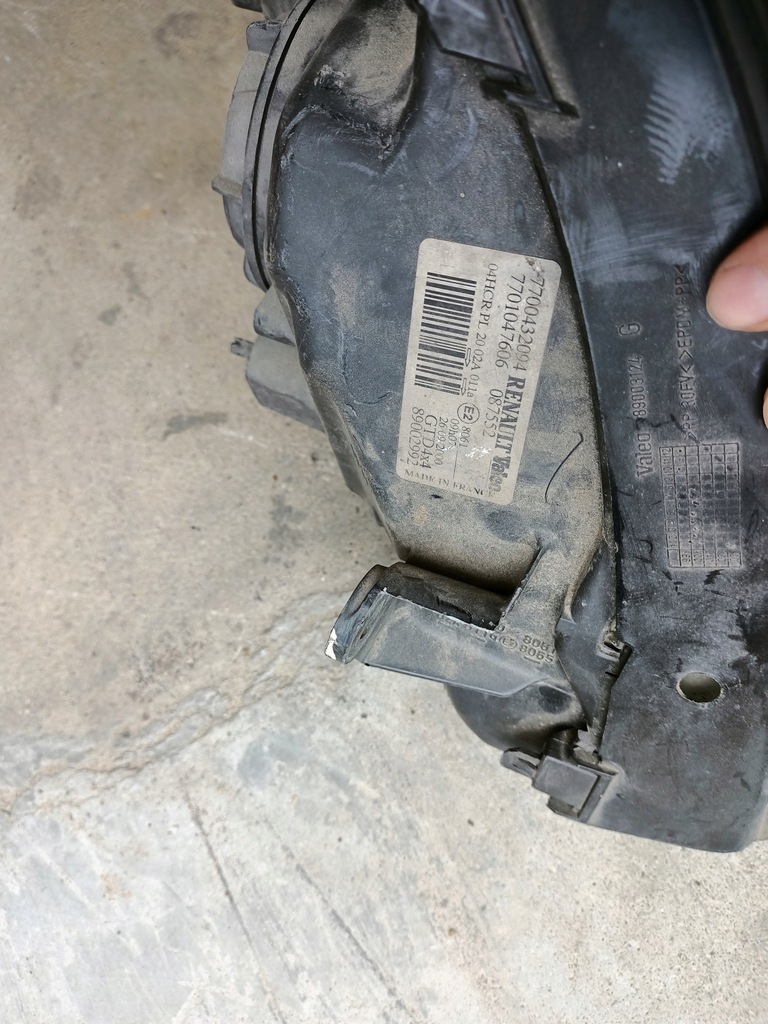 фото №5, Лампа левый перед renault scenic i lift