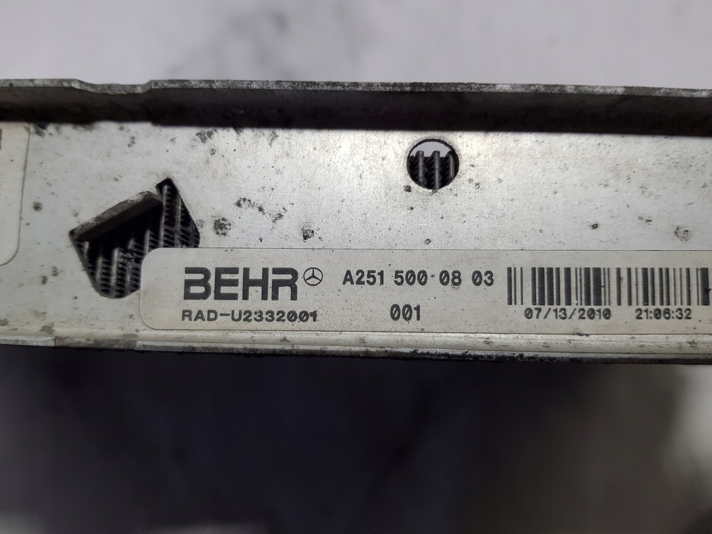 фото №10, Радиатор wody mercedes w251 ml w164 gl x164 350 3.0 cdi