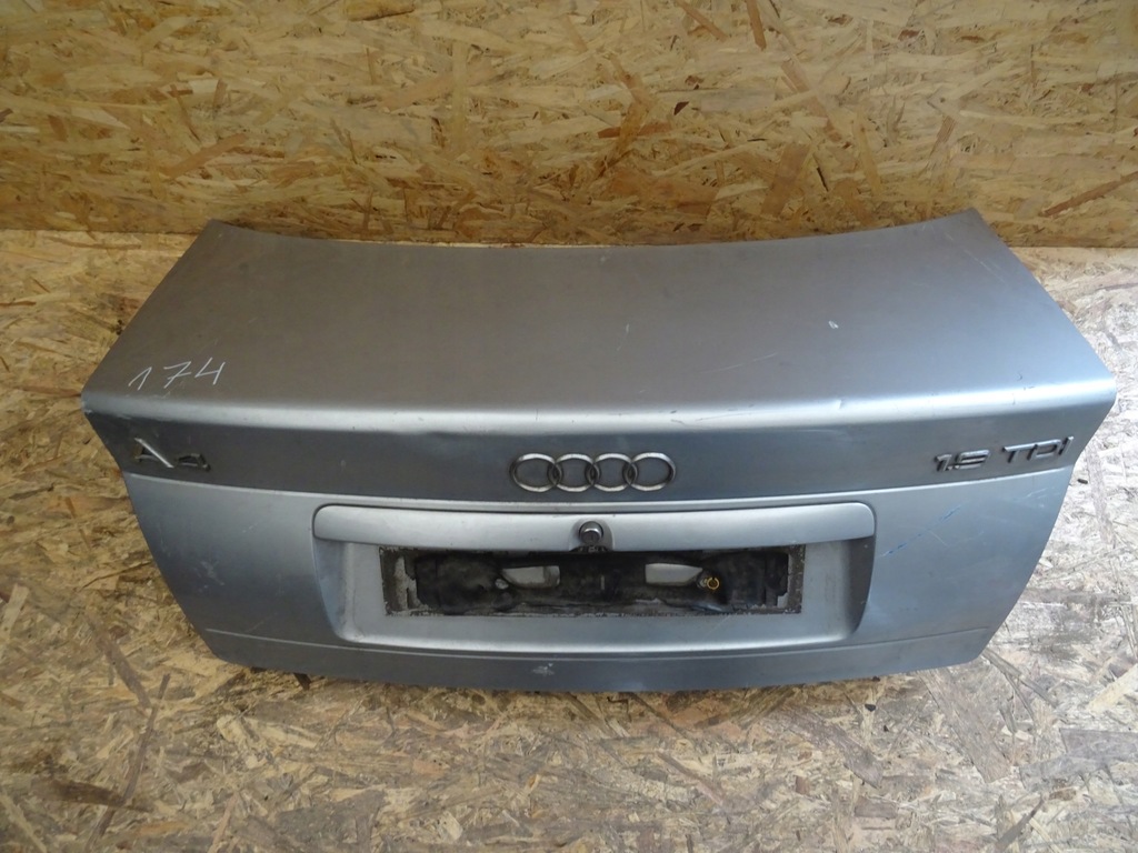 фото №1, Audi a4 b6 sedan задняя крышка багажника