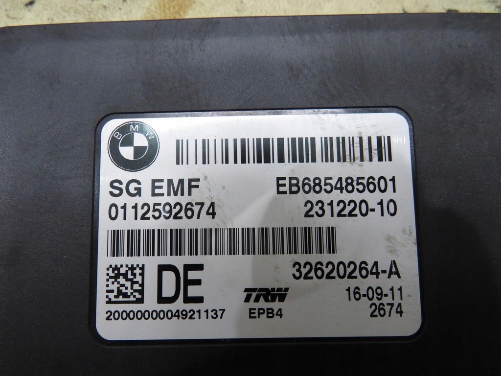 фото №7, Блок управления тормоза ручного bmw 6 f06 f12 f13 6854856