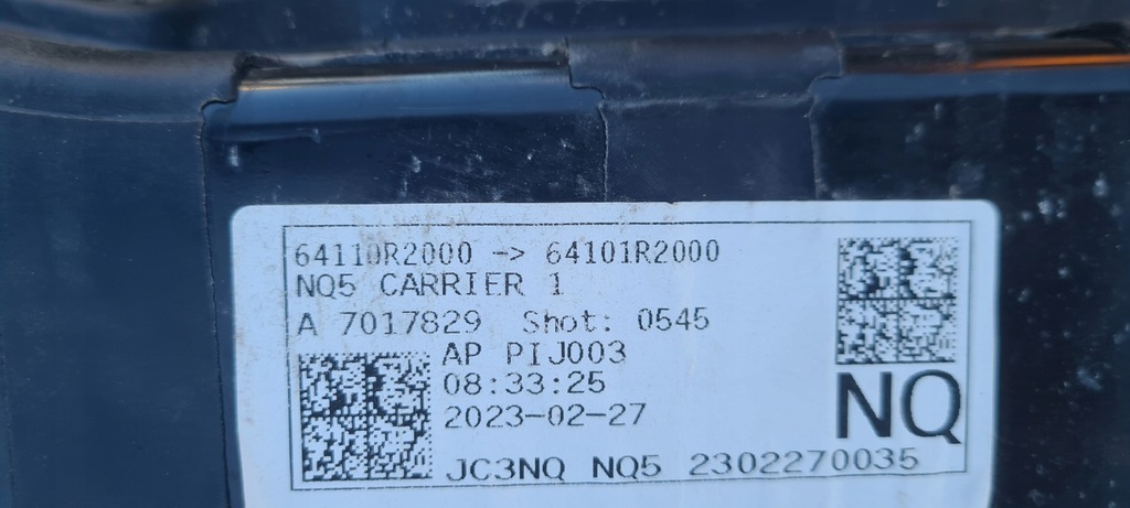 фото №3, Kia sportage v 21- pas передний 64101r2000