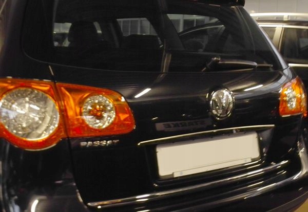 фото №1, Захисна молдинг бампера багажника audi a4 хром