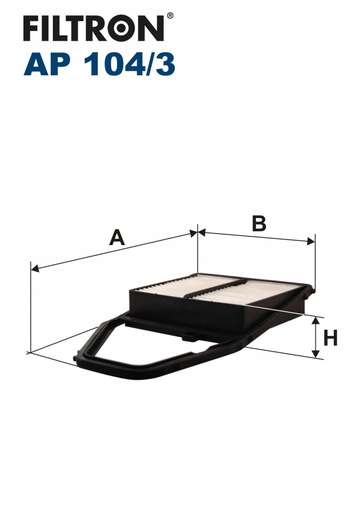фото №14, Фильтр воздуха ap104/3 do honda civic vii 1.4 1.7