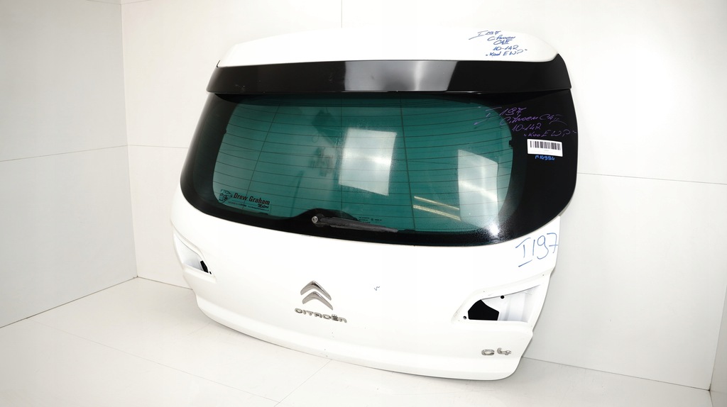фото №4, Крышка багажника багажника задняя citroen c4 ii 10-14r ewp