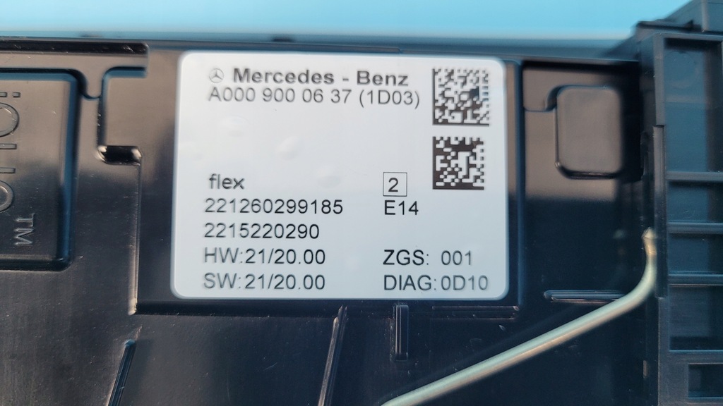 фото №15, Mercedes w206 22r освітлення лампа стельовий a000900637