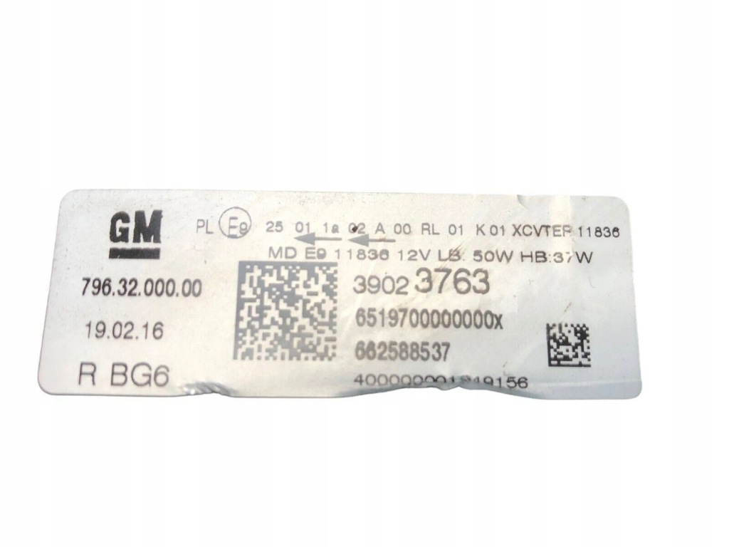 фото №5, Opel astra k лампа фара.