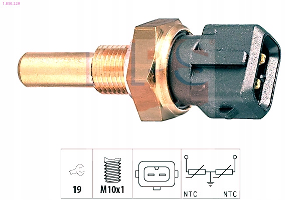 фото №2, Eps 1.830.229 датчик, температура рідина охолоджуючий