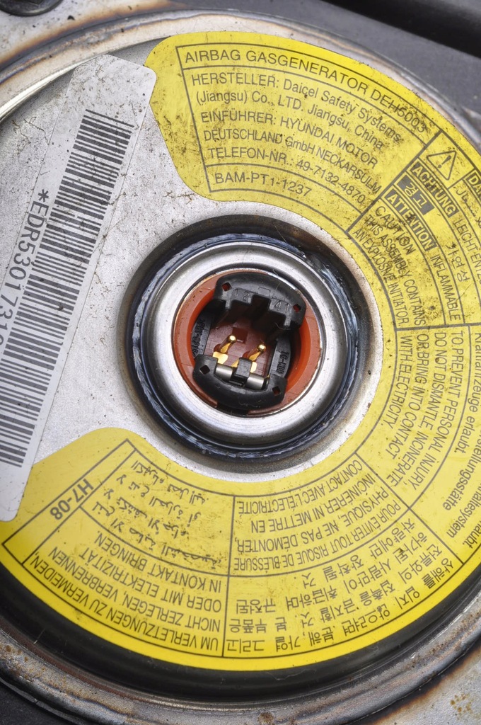 фото №5, Hyundai i10 подушка воздушная водителя подушка безопасности