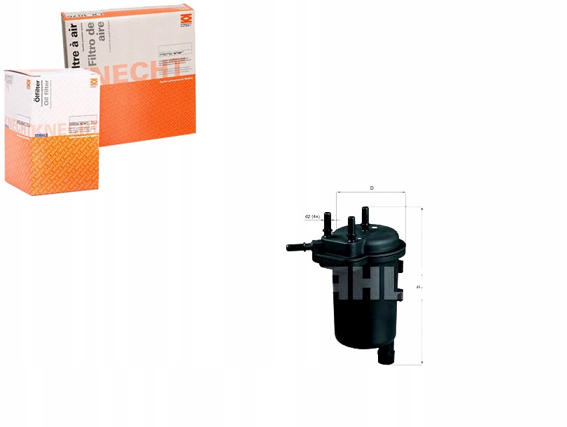 фото №1, Knecht фільтр пального nissan almera ii 1.5 dci n16