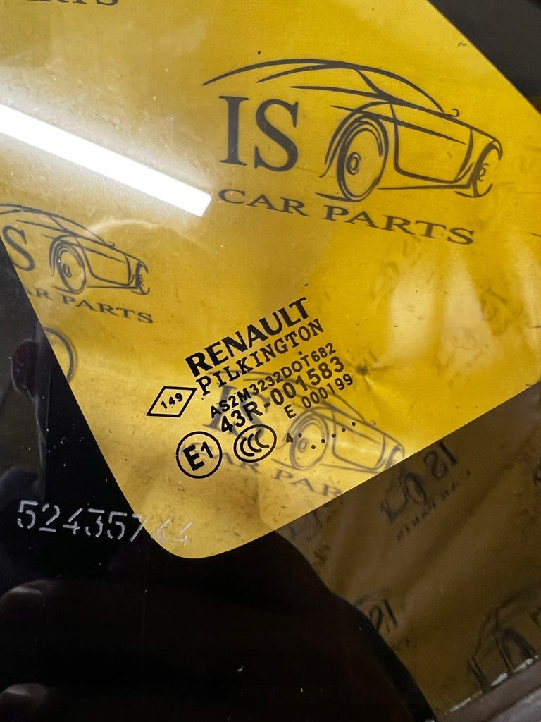 фото №8, Стекло кузовная крыла задняя левый renault captur i przedlift 2014r
