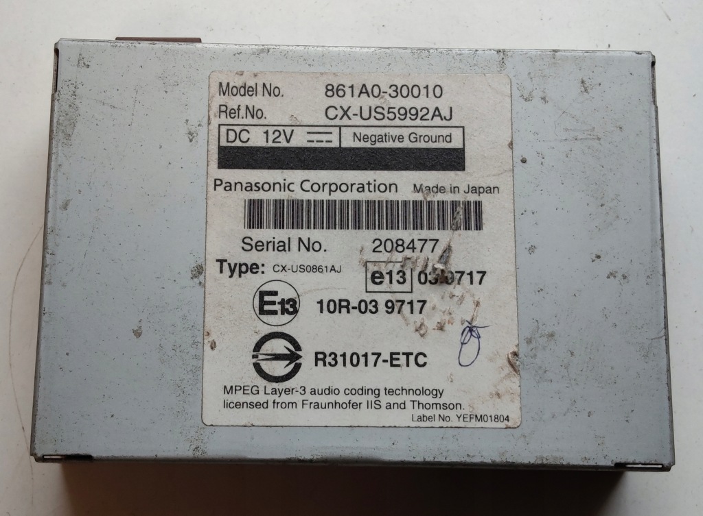 Купити Модуль керуючий interfejsem multimedialnym gps lexus gs gs350 gs450h mk3