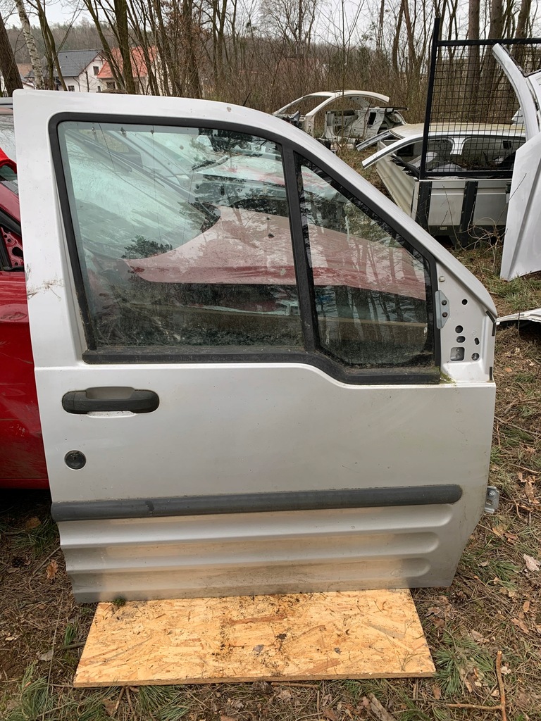 фото №1, Transit connect mk1 двері правий перед скло ручка сріблястий bdb