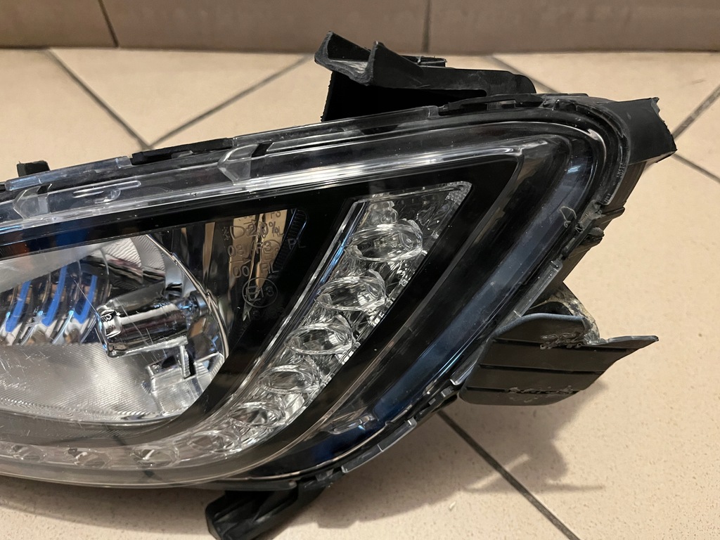 фото №6, Hyundai i20 i-20 lift лампа противотуманная фара левый