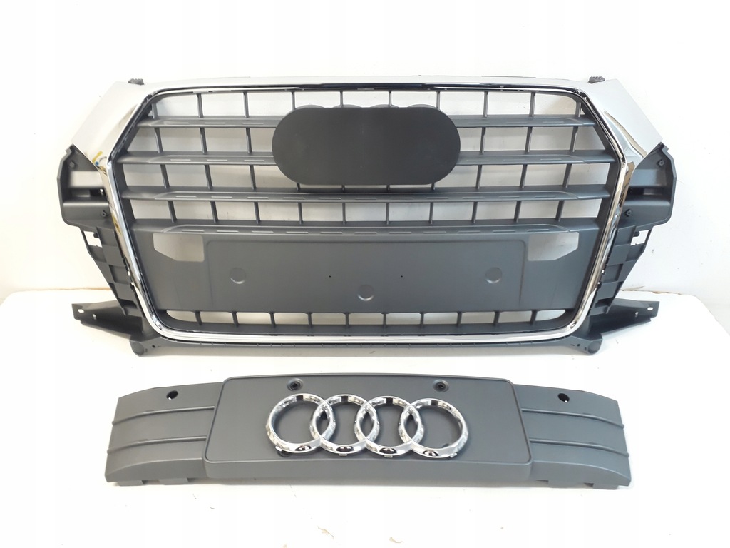 фото №8, Решётка бампера решётка радиатора решётка радиатора audi q3 8u0 lift 15-
