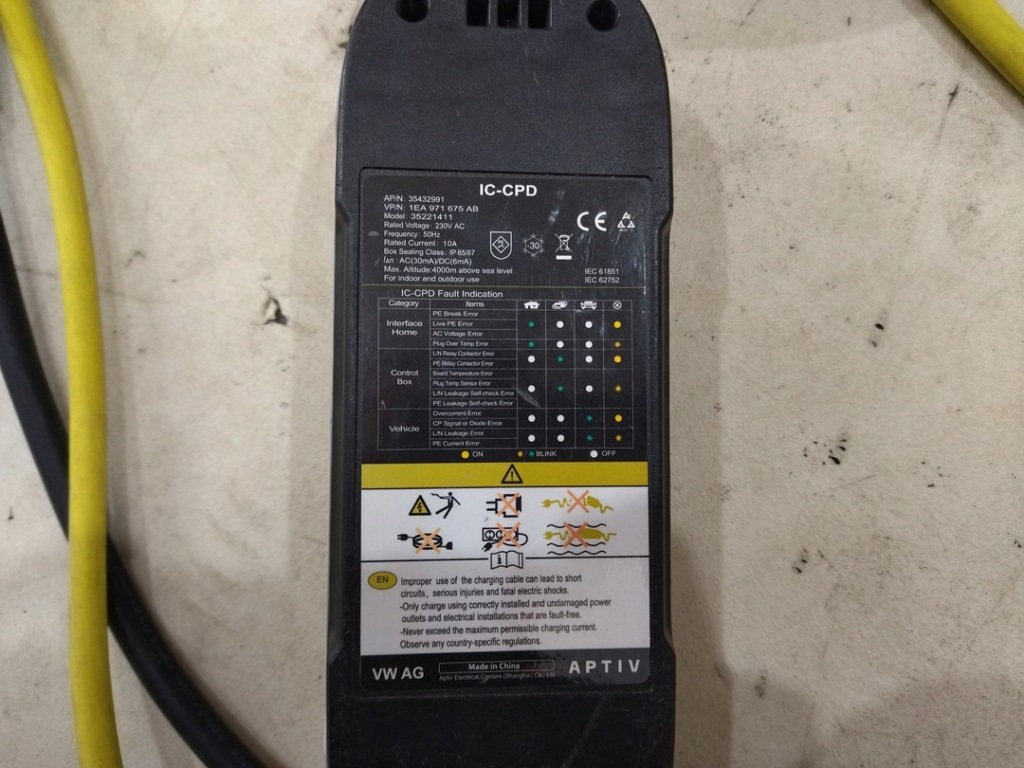 фото №8, 1ea971675ab зарядное устройство ip65/67 230v 50hz vw d4 id5 id7 id.buzz audi e-tron