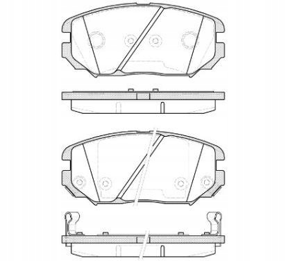 фото №1, Roadhouse тормозные колодки тормозные hyundai grandeur
