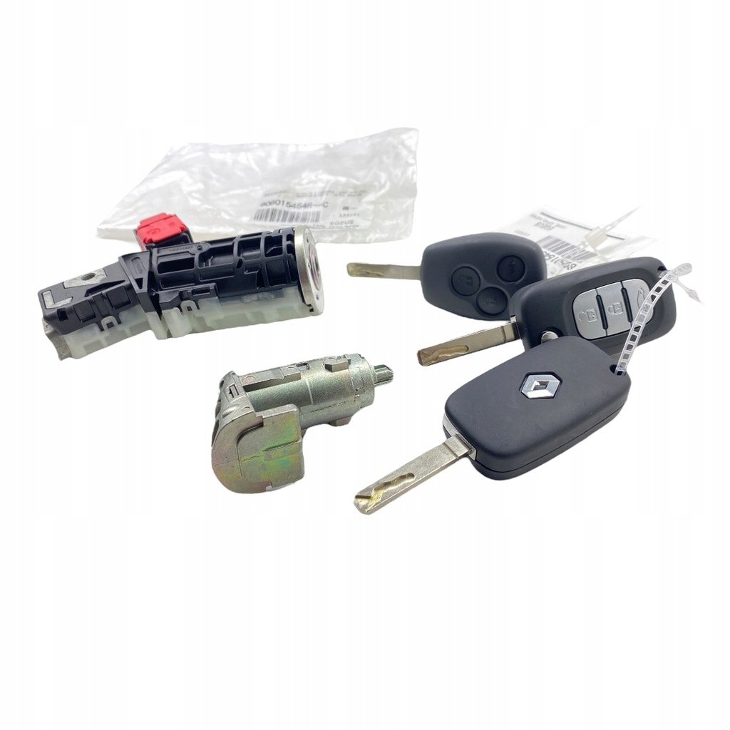 фото №15, Nowa оригинальный номер замок зажигания 3x ключи вкладка renault kangoo ii clio iii modus