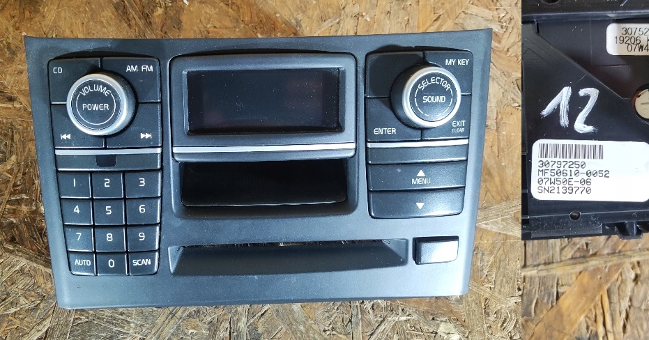 фото №1, Панель радіо volvo xc90 30797250 гарантія
