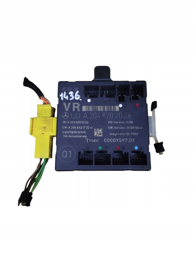 фото №1, Модуль дверь перед правый mercedes w204 a2048702026