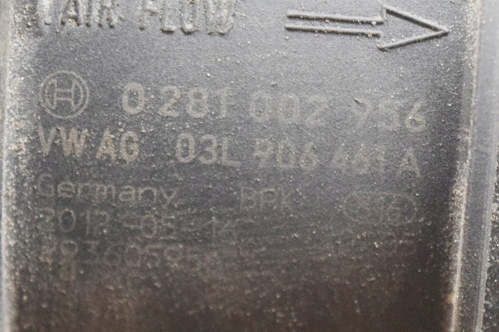 фото №6, Volkswagen transporter t5 датчик потоку маси повітря 03l906461a 2.0td