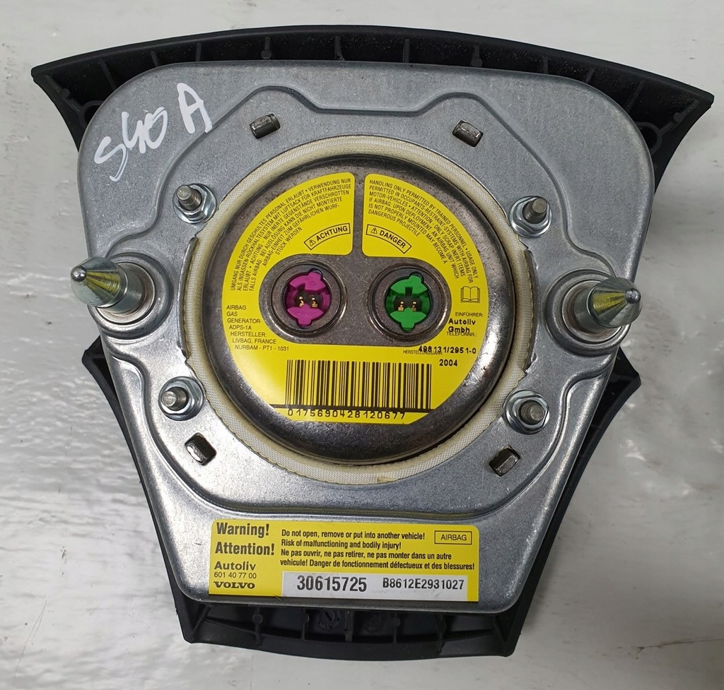 фото №6, Приборная панель консоль ремни подушки безопасности volvo v50 s40 ii kpl