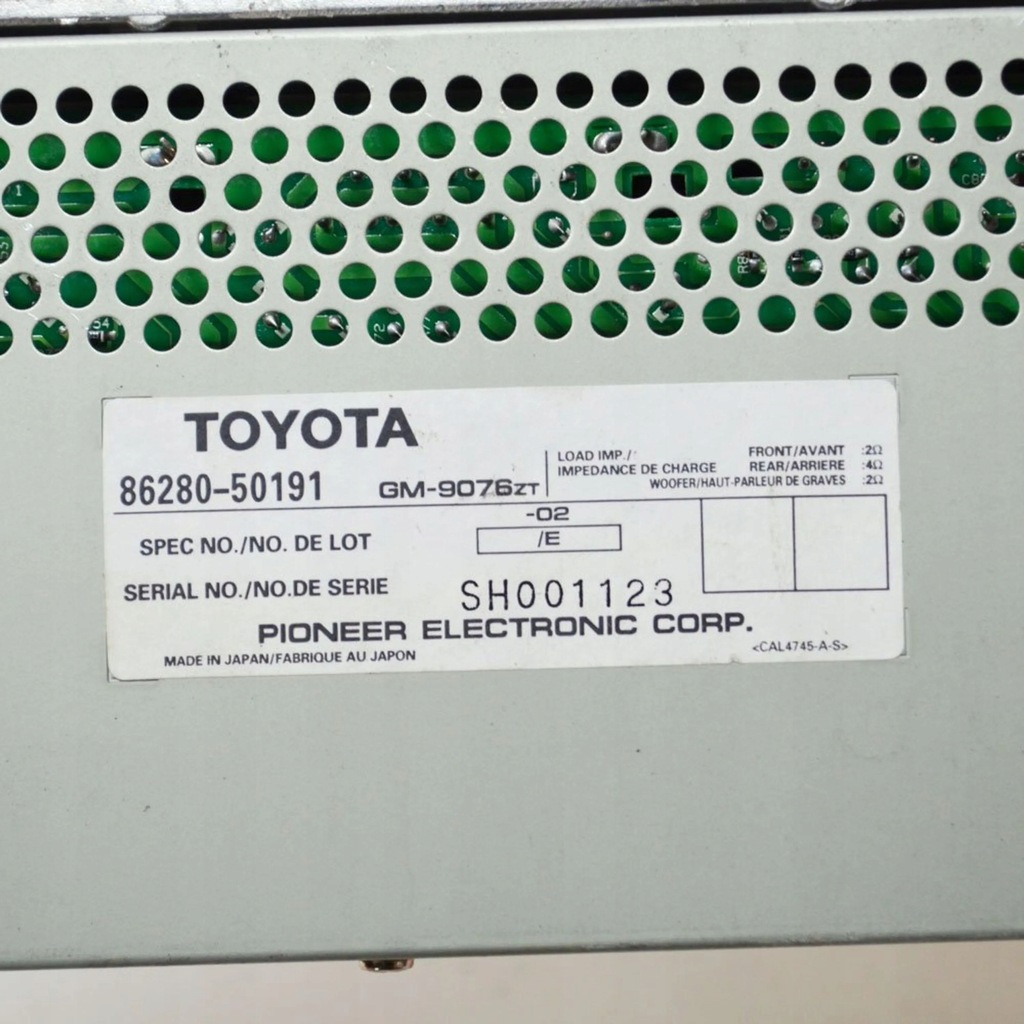 фото №6, Lexus ls 430 1998 підсилювач аудіо