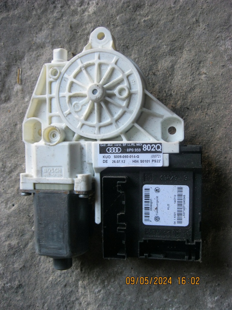 фото №1, Моторчик скло правий перед audi a3 8p lift