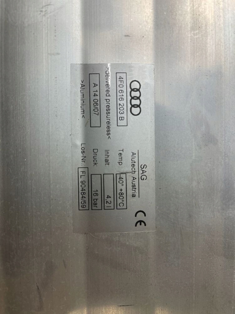 фото №8, Бак підвіска пневматичний audi a6 s6 c6 4f 4f0616203b задня