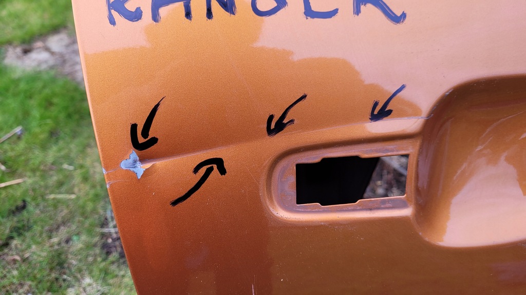 фото №3, Двері праве задня задні ford ranger iv 11-22 двері правий задня ranger iii 2011-